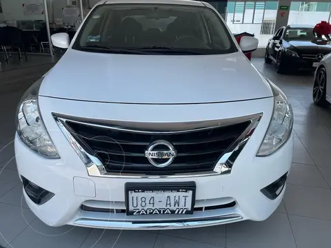 Nissan Versa Advance usado (2018) color Blanco financiado en mensualidades(enganche $62,500 mensualidades desde $6,570)