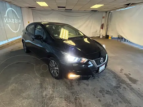 Nissan Versa Advance usado (2022) color Negro financiado en mensualidades(enganche $121,136 mensualidades desde $5,286)