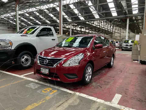 Nissan Versa Advance usado (2019) color Rojo financiado en mensualidades(enganche $50,000 mensualidades desde $5,000)