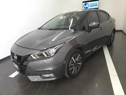 Nissan Versa Advance Aut usado (2020) color Gris financiado en mensualidades(enganche $59,400 mensualidades desde $5,860)