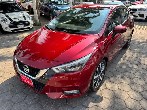Nissan Versa Exclusive Aut usado (2021) color Rojo precio $247,000