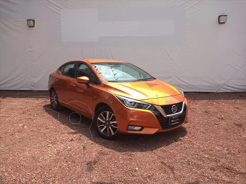 Nissan Versa Advance usado (2020) color Naranja financiado en mensualidades(enganche $76,250 mensualidades desde $5,576)