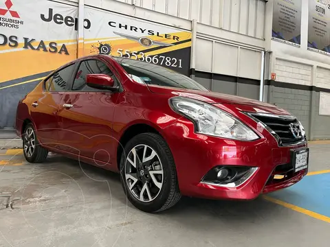 Nissan Versa Advance Aut usado (2019) color Rojo financiado en mensualidades(enganche $82,250 mensualidades desde $2,902)