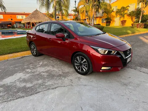Nissan Versa Advance Aut usado (2020) color Rojo precio $259,000