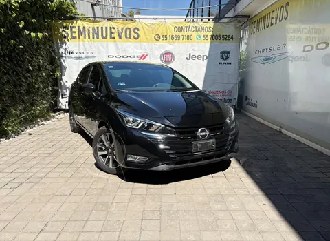 Nissan Versa Advance usado (2024) color Negro financiado en mensualidades(enganche $135,850 mensualidades desde $5,836)