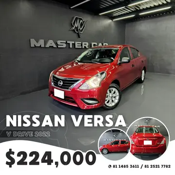 Nissan Versa Exclusive Aut usado (2022) color Rojo precio $224,000