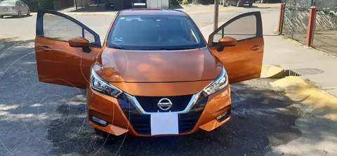 Nissan Versa Advance usado (2020) color Naranja precio $220,000