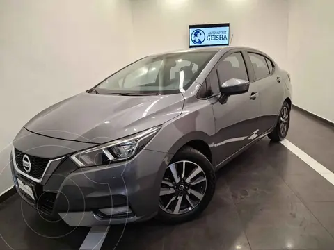 Nissan Versa Advance usado (2020) color Gris financiado en mensualidades(enganche $57,200 mensualidades desde $5,643)
