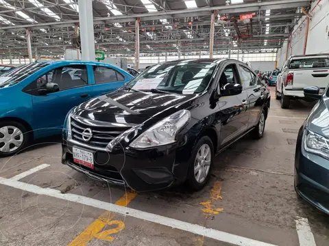 Nissan Versa Advance usado (2019) color Negro financiado en mensualidades(enganche $45,500 mensualidades desde $4,270)