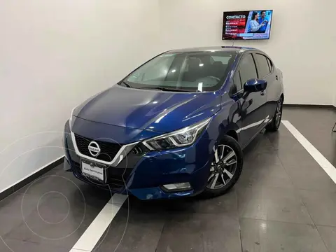 Nissan Versa Advance Aut usado (2020) color Azul financiado en mensualidades(enganche $60,060 mensualidades desde $5,925)