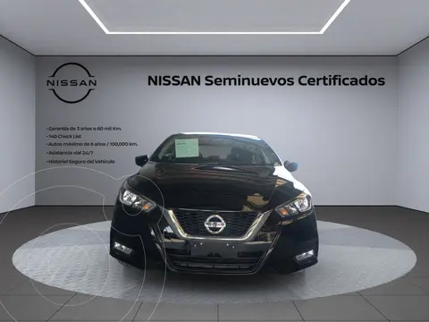 Nissan Versa Advance usado (2022) color Negro financiado en mensualidades(enganche $107,118 mensualidades desde $5,112)