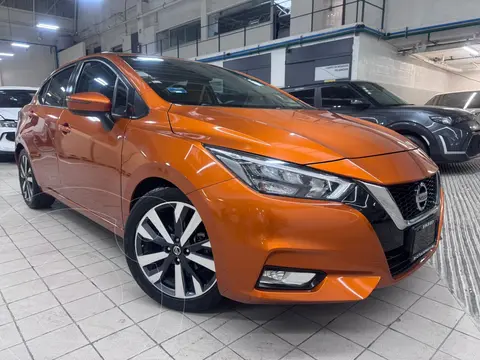 Nissan Versa Exclusive Aut usado (2020) color Naranja precio $249,900