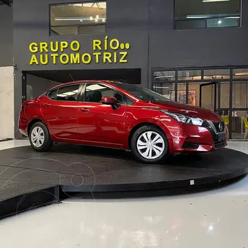 Nissan Versa Sense Aut usado (2020) color Rojo precio $219,000