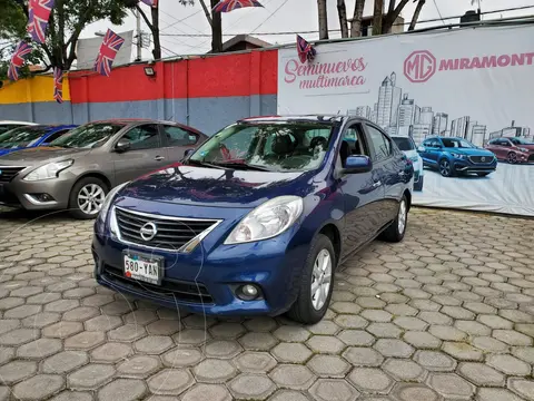 Nissan Versa Advance Aut usado (2012) color Azul precio $160,000