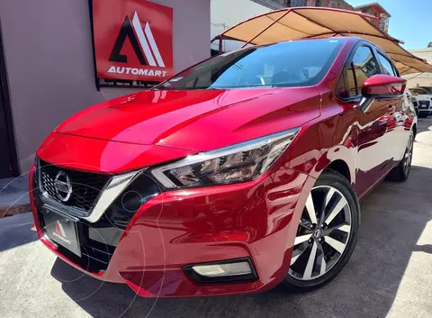 Nissan Versa Exclusive Aut usado (2020) color Rojo precio $265,000