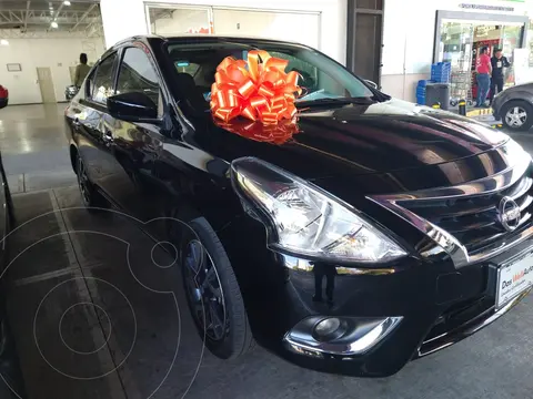 Nissan Versa Advance usado (2019) color Negro financiado en mensualidades(enganche $54,999 mensualidades desde $7,500)
