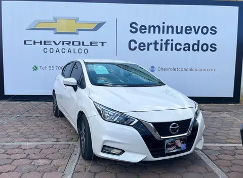 Nissan Versa Advance usado (2022) color Blanco financiado en mensualidades(enganche $86,028 mensualidades desde $5,732)