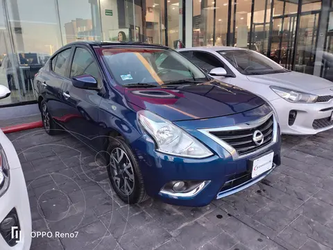 Nissan Versa Advance Aut usado (2019) color Azul financiado en mensualidades(enganche $40,200 mensualidades desde $6,902)