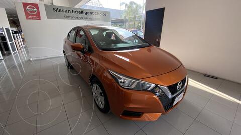 Nissan Versa Sense usado (2020) color Naranja precio $280,000