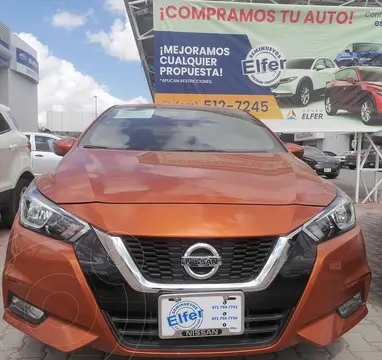 Nissan Versa ADVANCE MT usado (2020) color Naranja precio $290,000