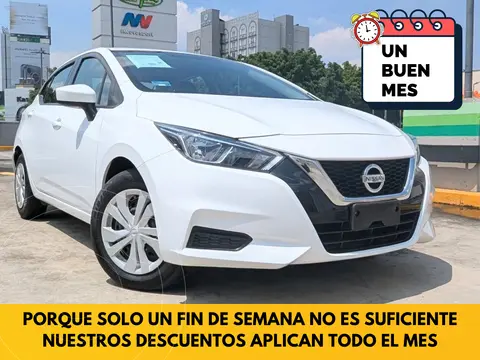 Nissan Versa Sense usado (2021) color Blanco precio $209,800
