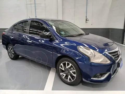 Nissan Versa Exclusive NAVI Aut usado (2018) color Azul precio $187,200