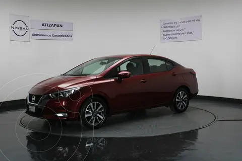 Nissan Versa Advance usado (2021) color Rojo precio $250,000