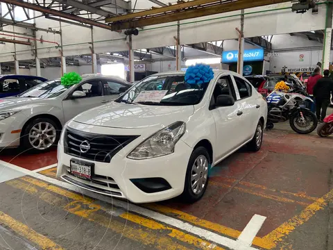 Nissan Versa Drive usado (2020) color Blanco financiado en mensualidades(enganche $47,500 mensualidades desde $4,900)