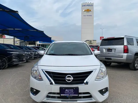 Nissan Versa Advance usado (2018) color Blanco financiado en mensualidades(enganche $57,500 mensualidades desde $5,759)