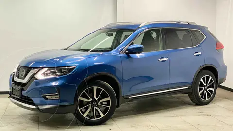 Nissan X-Trail Exclusive 2 Row usado (2019) color Azul financiado en mensualidades(enganche $118,250 mensualidades desde $6,977)