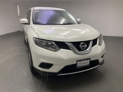 Nissan X-Trail Sense 2 Row usado (2016) color Blanco financiado en mensualidades(enganche $63,000 mensualidades desde $8,000)