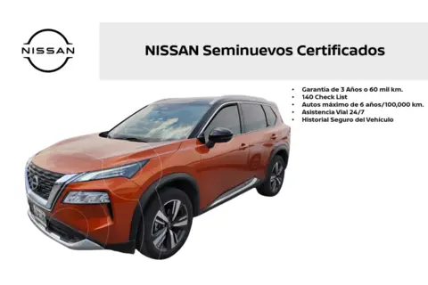 Nissan X-Trail Platinum Plus 2 Filas usado (2024) color Naranja precio $595,000