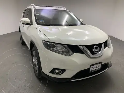 Nissan X-Trail Exclusive 2 Row usado (2016) color Blanco financiado en mensualidades(enganche $50,000 mensualidades desde $8,900)