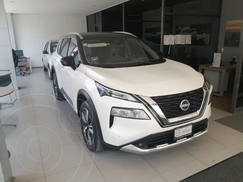 Nissan X-Trail Platinum 2 Filas usado (2023) color Blanco financiado en mensualidades(enganche $219,852 mensualidades desde $10,492)