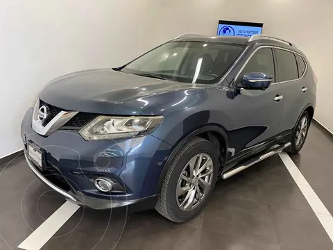 Nissan X-Trail Exclusive 2 Row usado (2017) color Azul financiado en mensualidades(enganche $70,620 mensualidades desde $6,967)