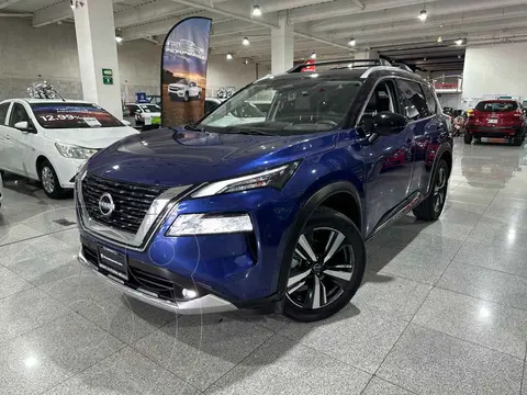 Nissan X-Trail Platinum 2 Filas usado (2023) color Azul financiado en mensualidades(enganche $193,475 mensualidades desde $14,801)