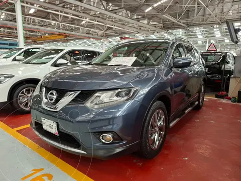 Nissan X-Trail Exclusive 3 Row usado (2017) color Gris Metalico financiado en mensualidades(enganche $69,000 mensualidades desde $6,200)