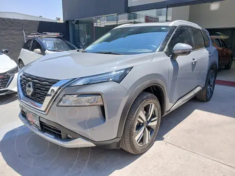 Nissan X-Trail Platinum Plus 2 Filas usado (2025) color Gris financiado en mensualidades(enganche $189,388 mensualidades desde $14,482)