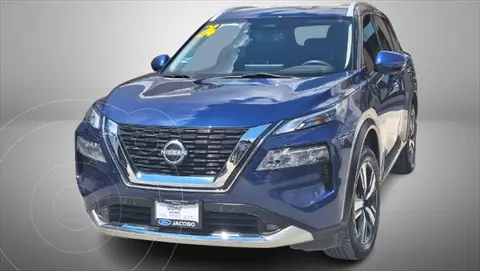 Nissan X-Trail PLATINUM 2 ROW usado (2024) color Azul Elctrico precio $595,000