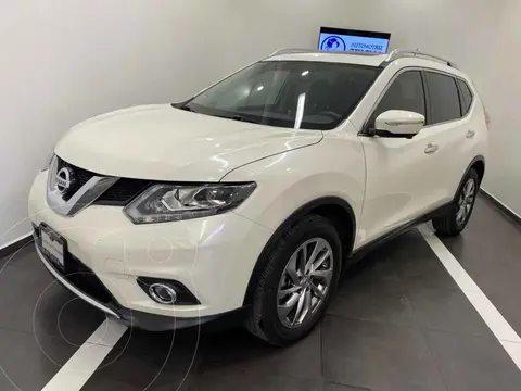 Nissan X-Trail Exclusive 3 Row usado (2017) color Blanco financiado en mensualidades(enganche $71,500 mensualidades desde $7,053)