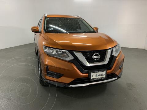 Nissan X-Trail Sense 2 Row usado (2020) color Naranja financiado en mensualidades(enganche $85,000 mensualidades desde $9,600)