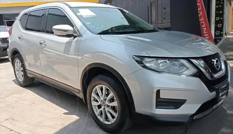 Nissan X-Trail Sense 3 Row usado (2019) color plateado financiado en mensualidades(enganche $60,480 mensualidades desde $6,987)