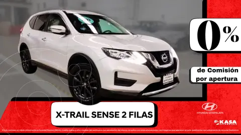 Nissan X-Trail Sense 2 Row usado (2022) color plateado financiado en mensualidades(enganche $124,104 mensualidades desde $5,222)