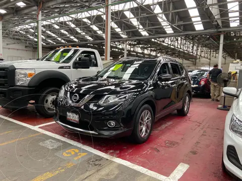 Nissan X-Trail Exclusive 2 Row usado (2017) color Negro financiado en mensualidades(enganche $79,000 mensualidades desde $10,500)