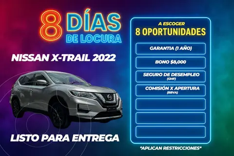 Nissan X-Trail Sense 3 Row usado (2022) color plateado financiado en mensualidades(enganche $115,560 mensualidades desde $7,699)