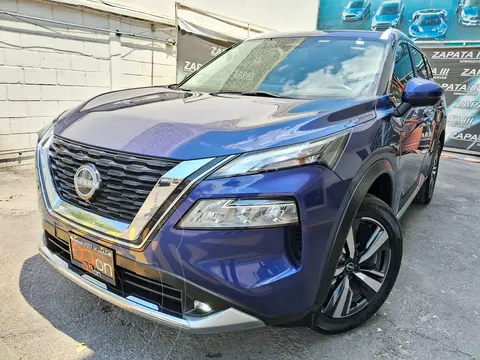 Nissan X-Trail Platinum 2 Filas usado (2023) color Azul financiado en mensualidades(enganche $153,962 mensualidades desde $11,773)