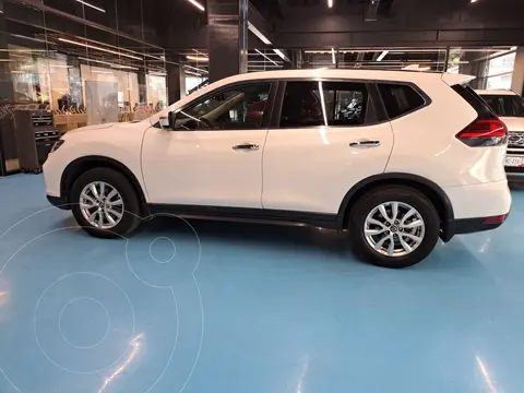 Nissan X-Trail Sense 3 Row usado (2019) color Blanco financiado en mensualidades(enganche $55,000 mensualidades desde $8,600)