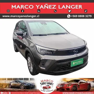 Opel Crossland  1.2L Edition usado (2022) color Gris precio $10.990.000