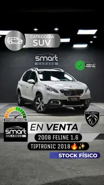 Peugeot 2008 2OO8 1.6 FELINE TIPTRONIC usado (2018) color Blanco precio $18.400.000