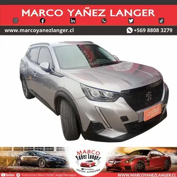 Peugeot 2008 1.2L Active Pack Puretech 130HP usado (2021) color Gris precio $12.990.000